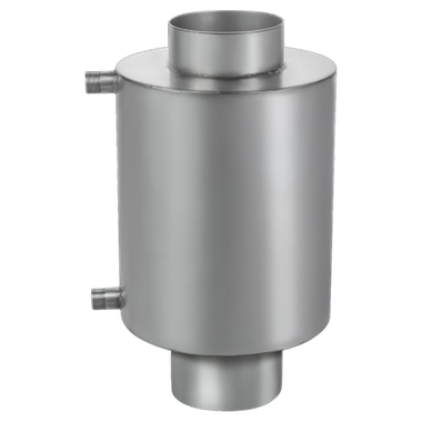 Теплообменник на трубу 150 9л AISI304/1 (подключение 3/4)