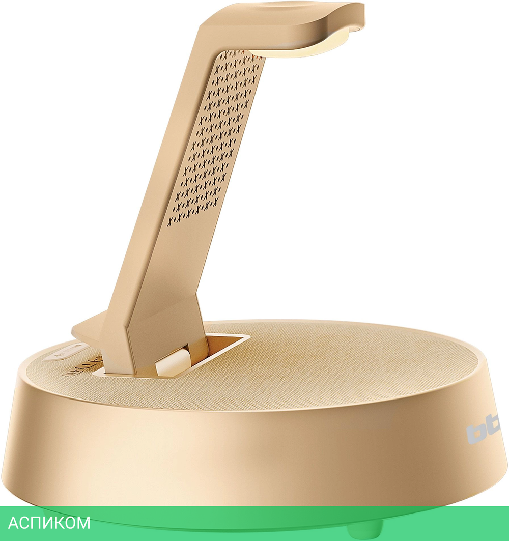 Портативная колонка BBK BTA1110 GD золотистый