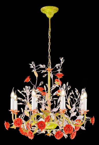 1123/8 PINK+GOLD (1) Люстра Veneto Luce