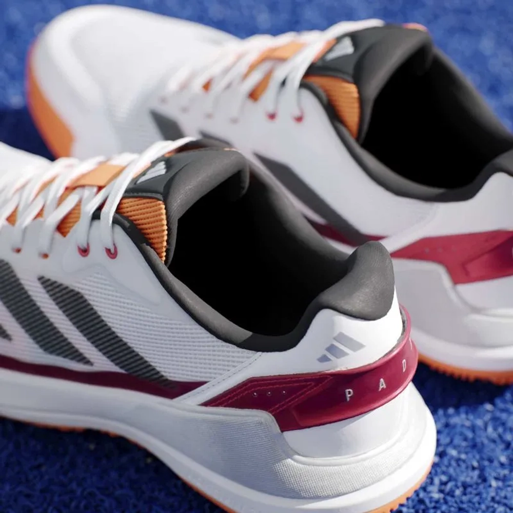 Мужские кросовки для Padel Adidas Crazyquick LS Padel M - cloud white/core black/lucid orange