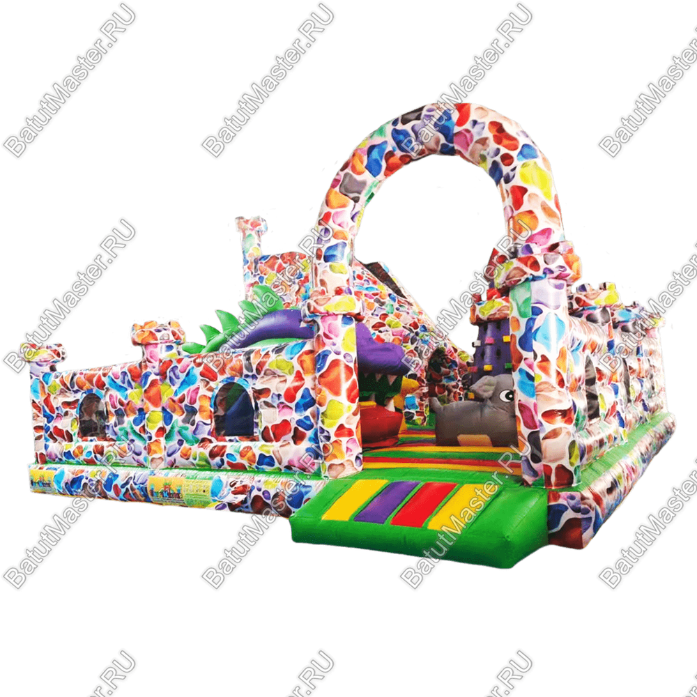 Коммерческий надувной батут Средневековое приключение 2