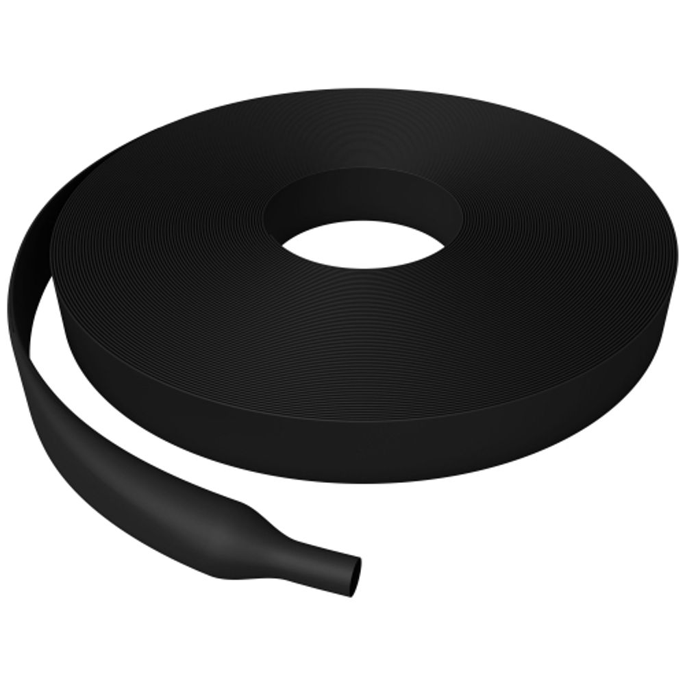 Термоусадочная трубка ЭРА NO-224-273 ТТУ нг-LS 4/2 чёрная (рулон 200 метров)