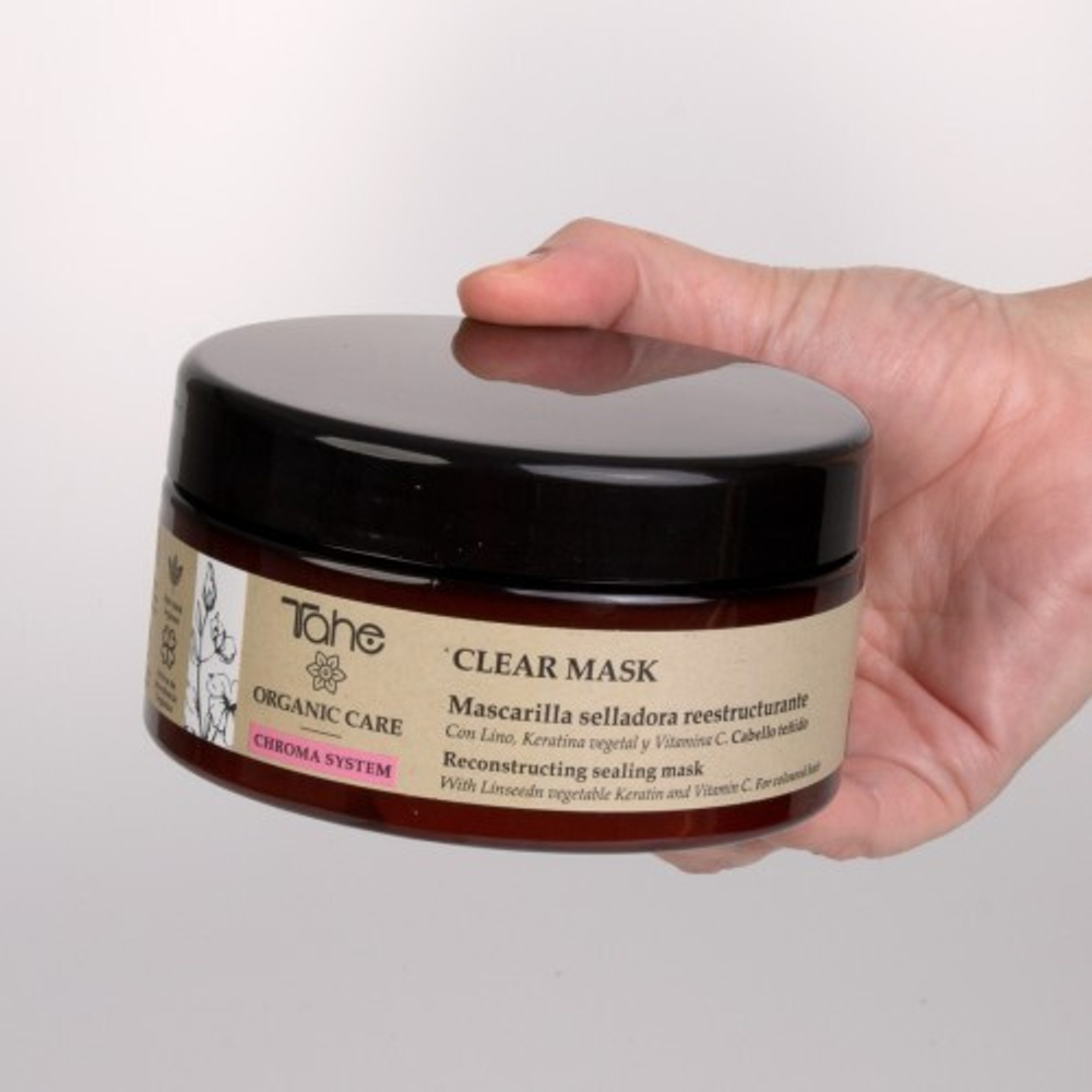 Tahe Реструктурирующая маска для всех типов окрашенных волос- MOISTURISING CHROMA SYSTEM MASK FOR COLOURED HAIR,300 мл