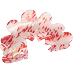 Заколка - краб для волос «AKS-EMPIRE», волна, микс 6 цветов, 8*5см