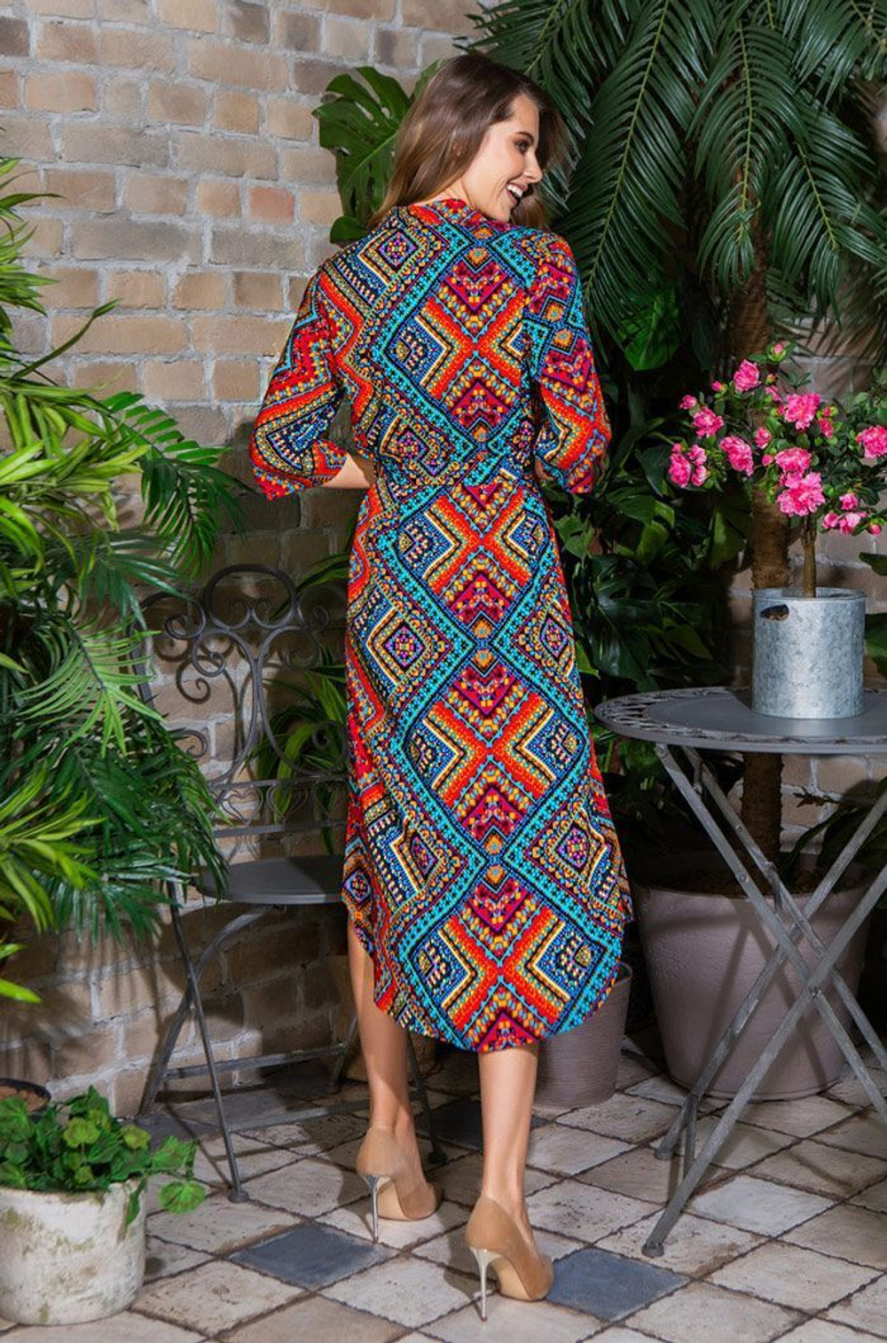 Платье-рубашка Jana (Размер: L) (Цвет: красный)