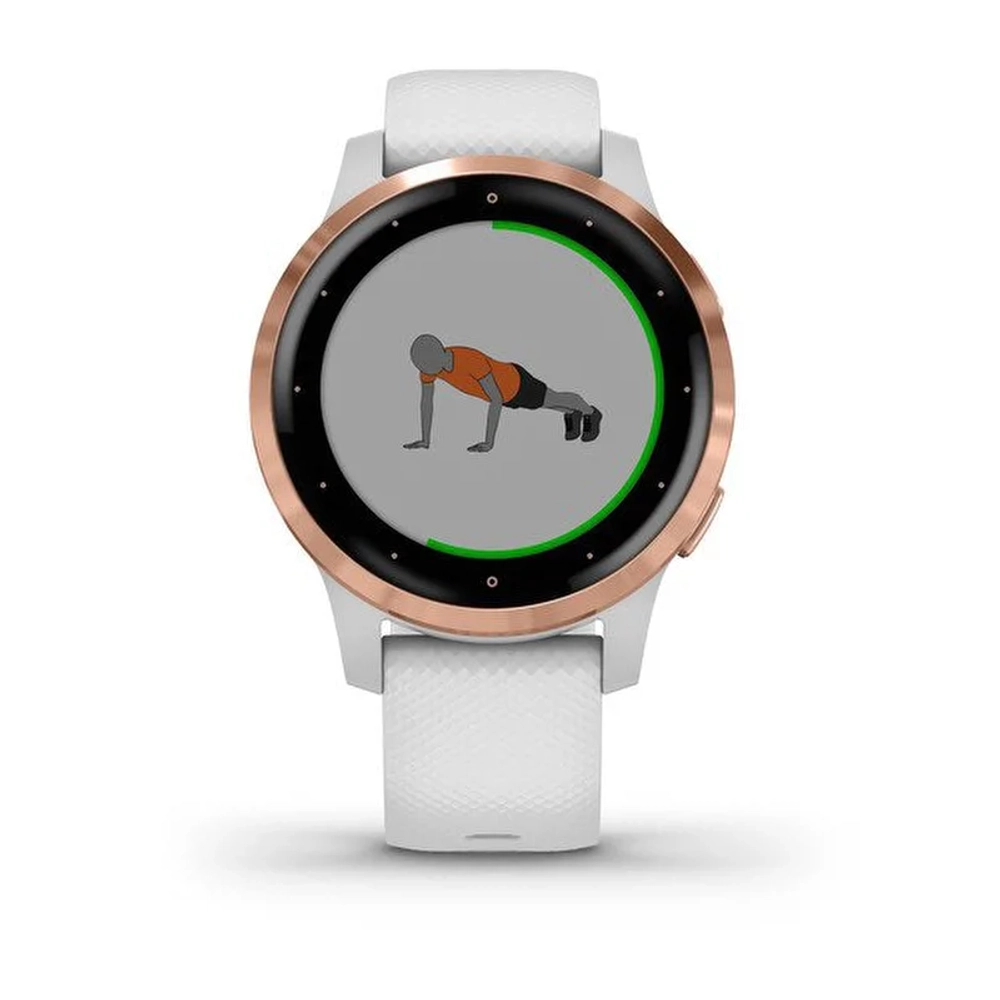 Часы для фитнеса Garmin vivoactive 4s, белые, 010-02172-23