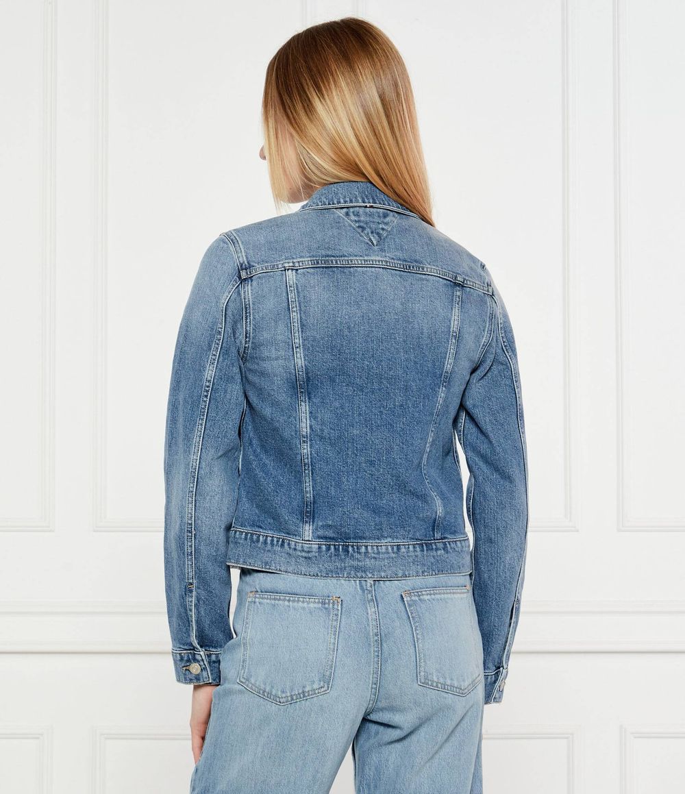 Джинсовая куртка Tommy Hilfiger - голубой(WW0WW44373)