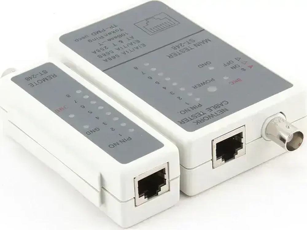 Тестер Lan Cablexpert NCT-1, для RJ-45, RG-58