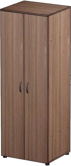 Шкаф для одежды закрытый глубиной 600 Стандарт-Pro ясень шимо темный