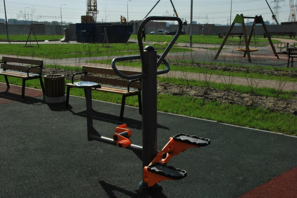 Уличный тренажер Степ + Вело