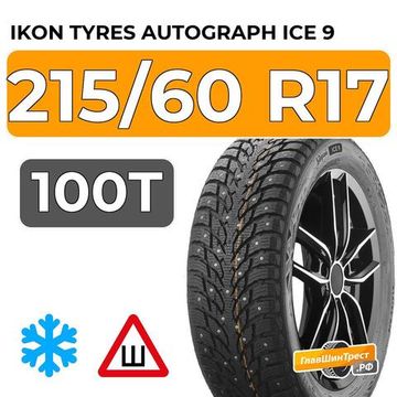 Ikon Tyres Autograph Ice 9 SUV 215/60 R17 100T XL шип.