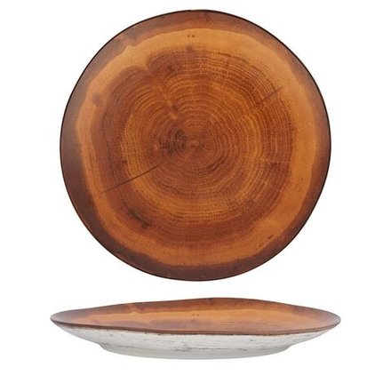 Тарелка 23 см, фарфор P.L. cерия WOOD-FUSION
