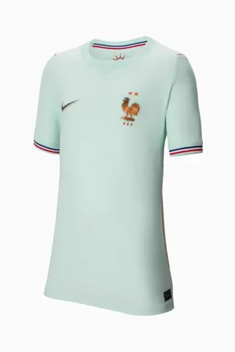 Футболка Nike France 2026 Away Stadium Junior - бирюзовый