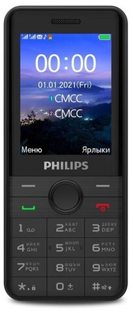 Сотовый телефон Philips Xenium E172 Black