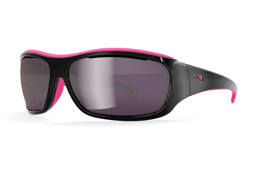 Спортивные очки LiP Tide / Gloss Black - Pink Rubber / PC / Vivide Silver Copper Smoke