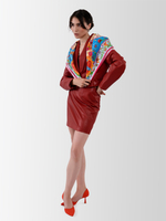 Платок «Матрёшки. Латинская Америка» 100% шёлк