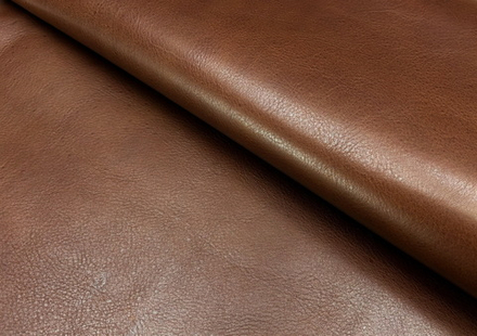 Кронос цв. Коньячный / Cronos Cognac, толщ. 1,3-1,5 мм, натуральная кожа