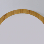 Зеркало настенное круглое Пиафорте из массива сосны