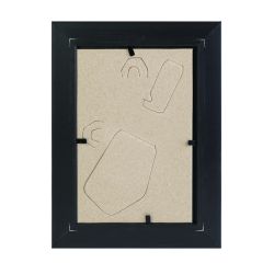 Фоторамка Image Art 611/10х15 пластиковая со стеклом цвет венге