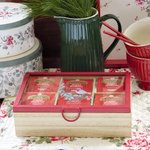 Коробка для чайных пакетиков Leonora merry christmas
