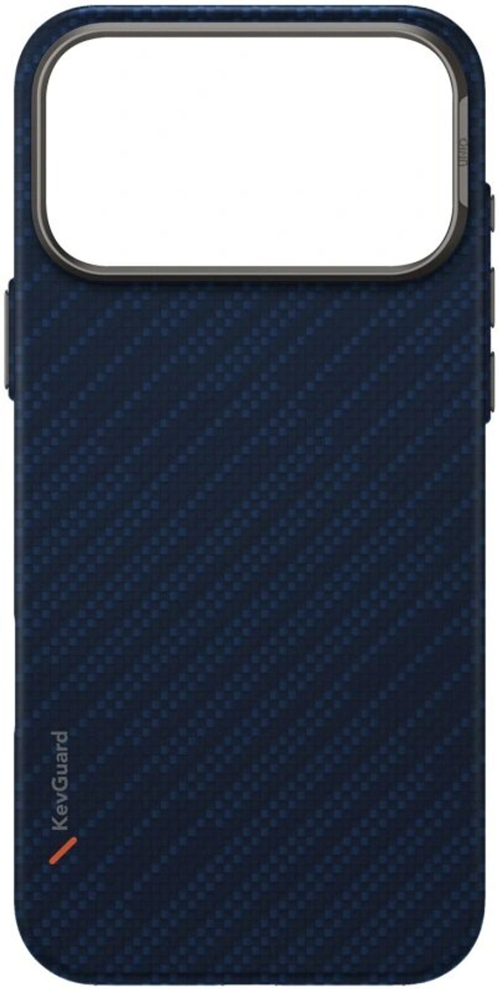 Чехол Uniq Keva Edge Aramid Case MagSafe для iPhone 17 Pro Max, Blue (IP6.9P(2025)-KEVAEDMTBLU)