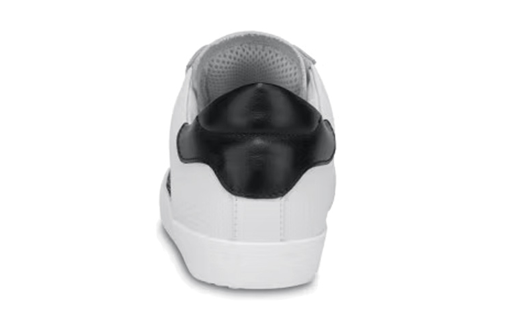 LOVE MOSCHINO Leather Stylish Skateboarding Shoes Women"s White Red