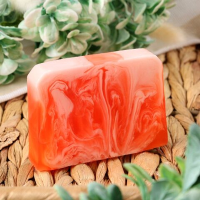 Мыло для бани и сауны Клубника со сливками - 80 гр. (Цвет: не задано)