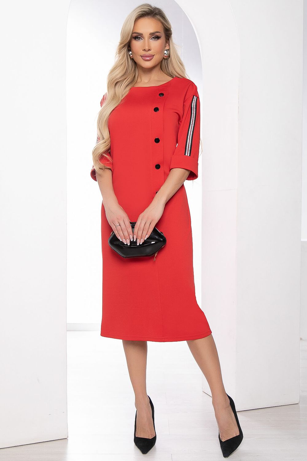 Платье "Дженни" (красное) П8541 LT Collection