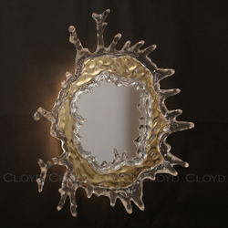 Зеркало Cloyd EVOKE-B Mirror / выс. 65 см - золото (арт.50150)