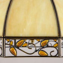 Citilux Шербург-2 CL440231 Люстра витражная подвесная Бронза