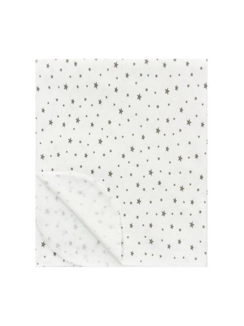 Утеплённая пелёнка Звездочки gray