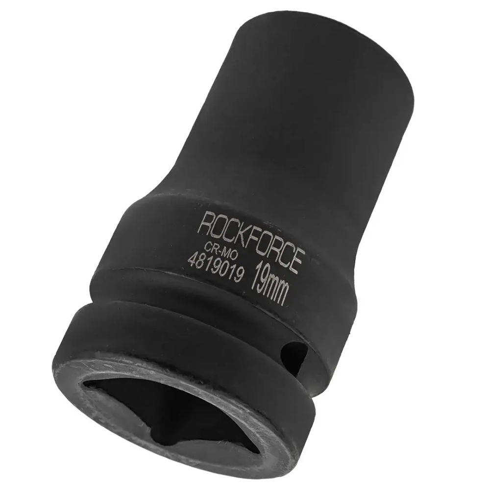 Головка ударная для футорки 1'', 19мм (4гр.) RockForce RF-4819019