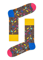 Носки унисекс Axe Sock с принтом в виде топориков (Размер: 29) (Цвет: коричневый)