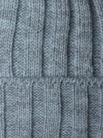 Шапка зимняя детская с помпоном на завязках и снуд