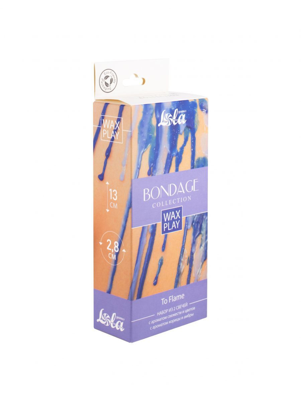 БДСМ-свечи Lola Games To Flame – набор 2 шт., низкотемпературные