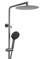 Душевая система с термостатом WONZON & WOGHAND STICK, Темный графит (WW-88739903-BGM)