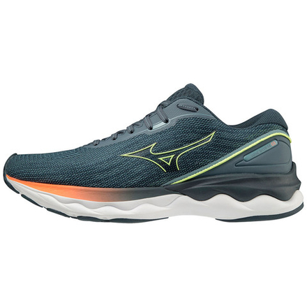 Кроссовки беговые MIZUNO Wave Skyrise J1GC220981, р.UK8.5 (рос.42), синий