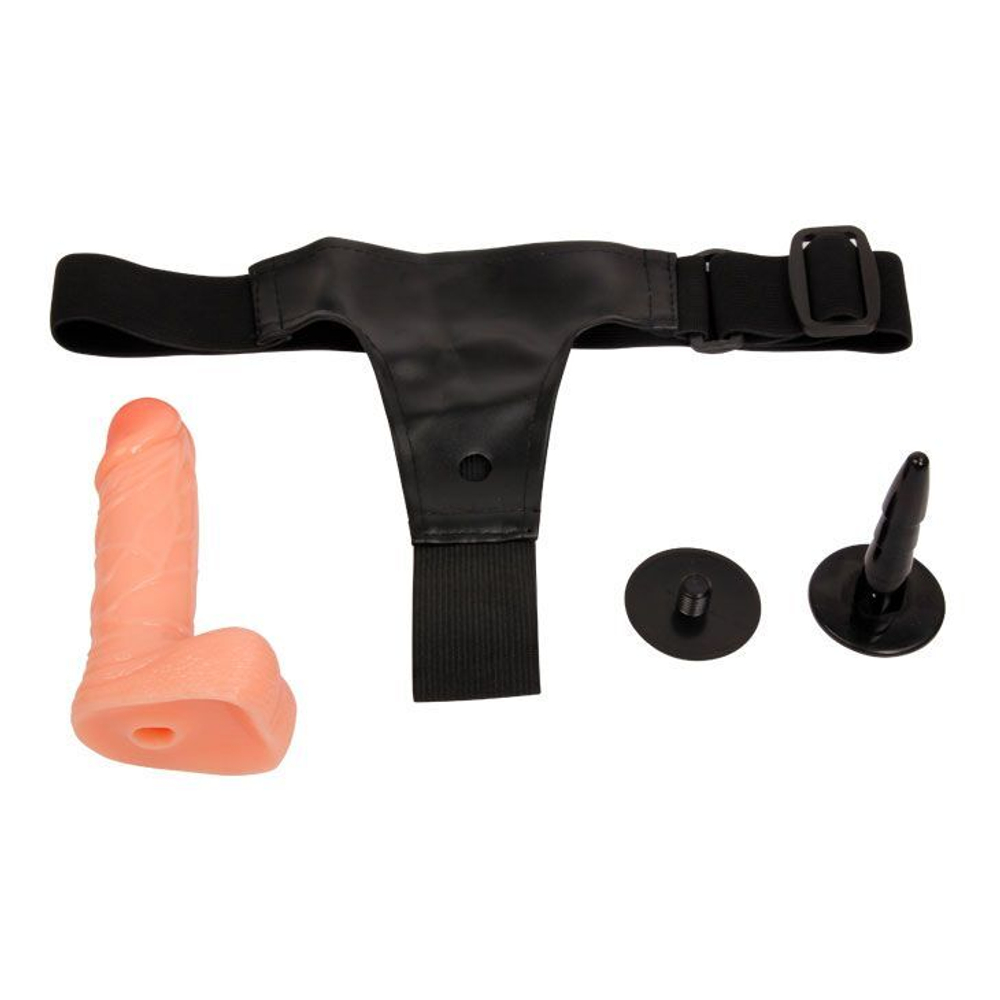 Женский страпон Sensual Comfort Strap-On - 15 см.