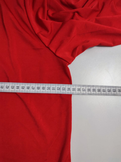 Кардиган Ю Мода с удлинением красный 52 размер, новый