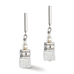 Серьги Coeur de Lion White 5086/21-1400