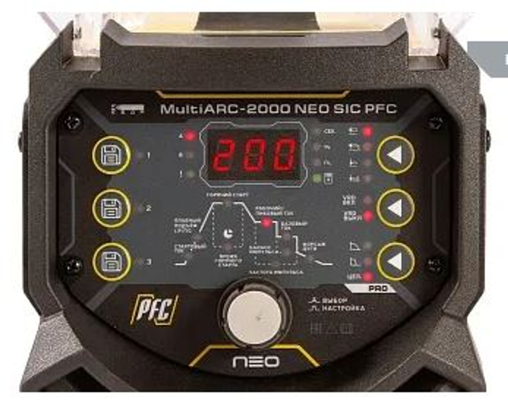Аппарат инверторный КЕДР MultiARC-2000 NEO SIC PFC