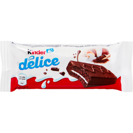 Пирожное бисквитное Kinder Delice с молочной начинкой 39 гр