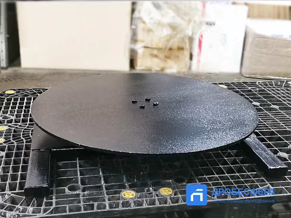 Стол для пескоструйной камеры 600 мм поворотный до 50 кг нагрузки