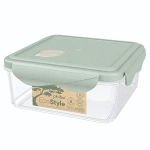 Контейнер для продуктов с клапаном 1л «ECO STYLE» зеленый флэк