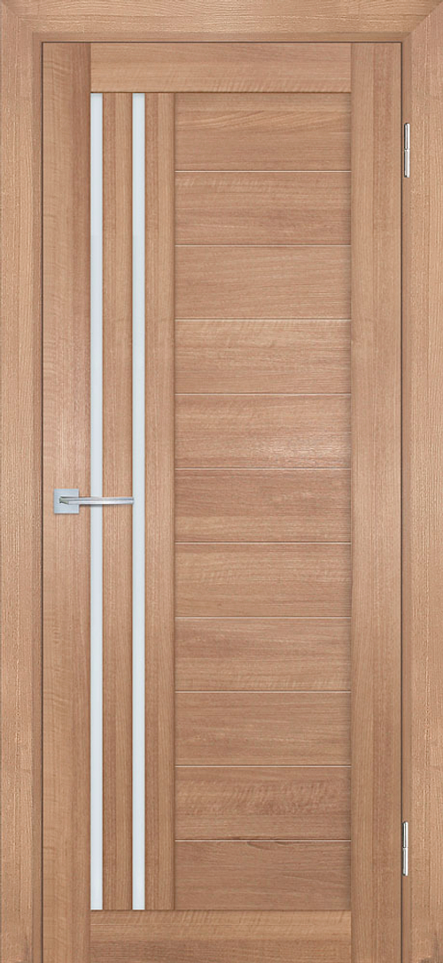 Дверь ТЕХНО-738 / Цвет Миндаль / белый сатинат / Двери МАРИАМ