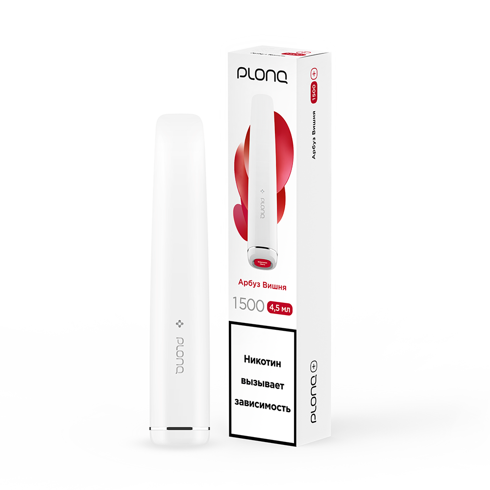 Plonq Plus - Арбуз-Вишня 1500 затяжек