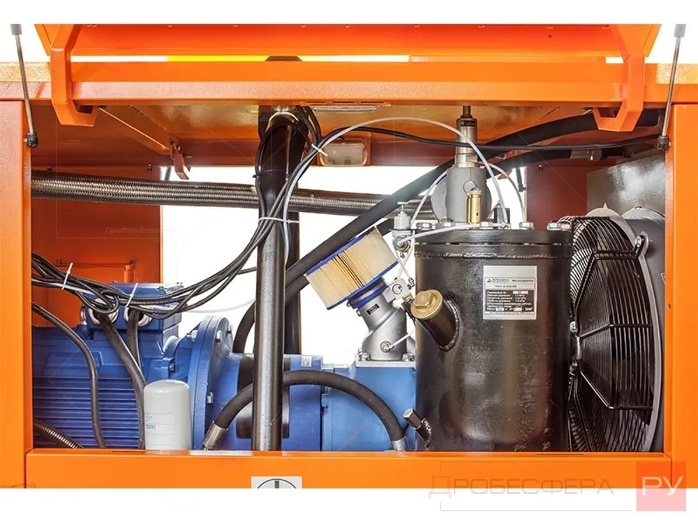 Винтовой компрессор ЗИФ-СВЭ-16/0,7 в кожухе