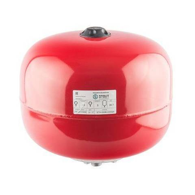 Бак расширительный мембранный STOUT - 24л. (настенный, со сменной мембраной)