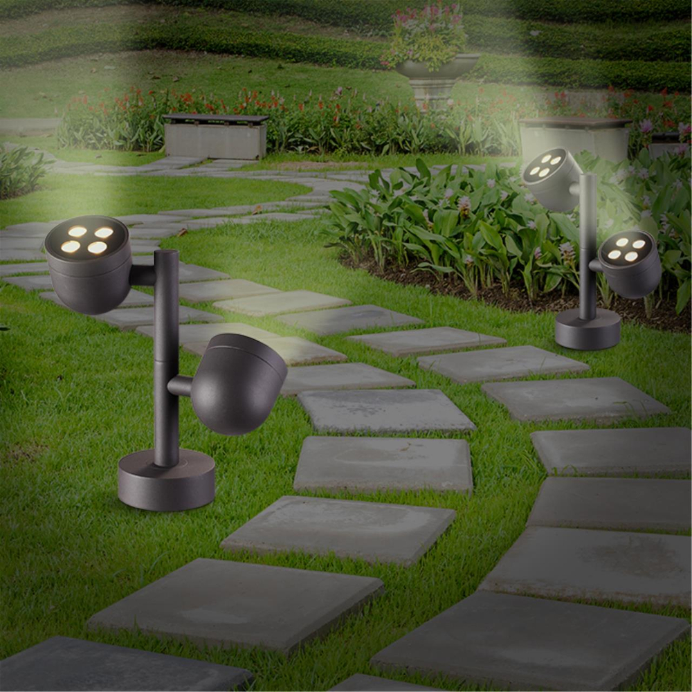 358117 STREET NT19 367 темно-серый  Ландшафтный светильник IP65 LED 3000К 20W 100-240V GALEATI