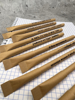 Набор крафтовых ручек с надписями